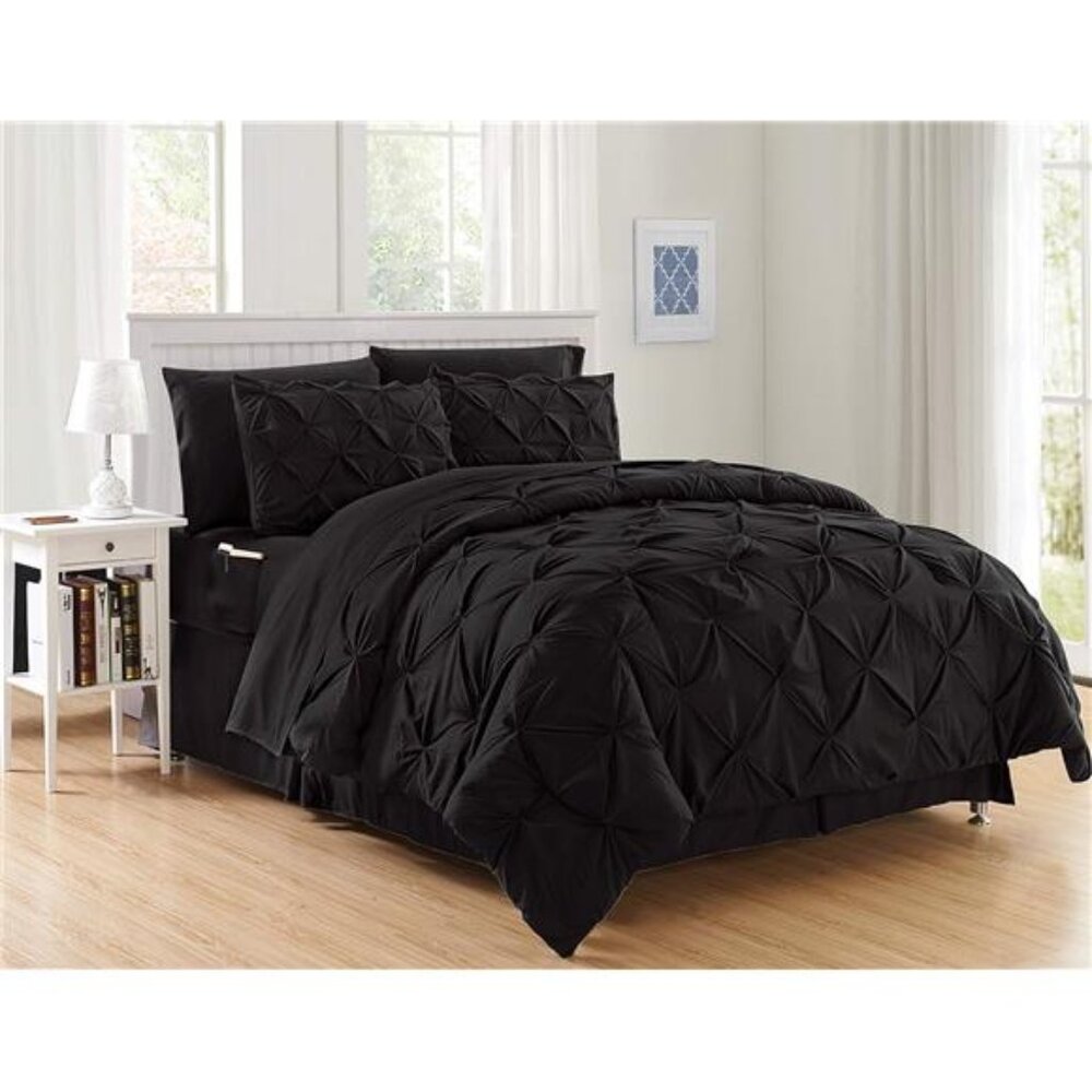 Luxury Best, Softest, Coziest 8-Piece Bed-in-a-Bag Comforter Set  Silky Soft